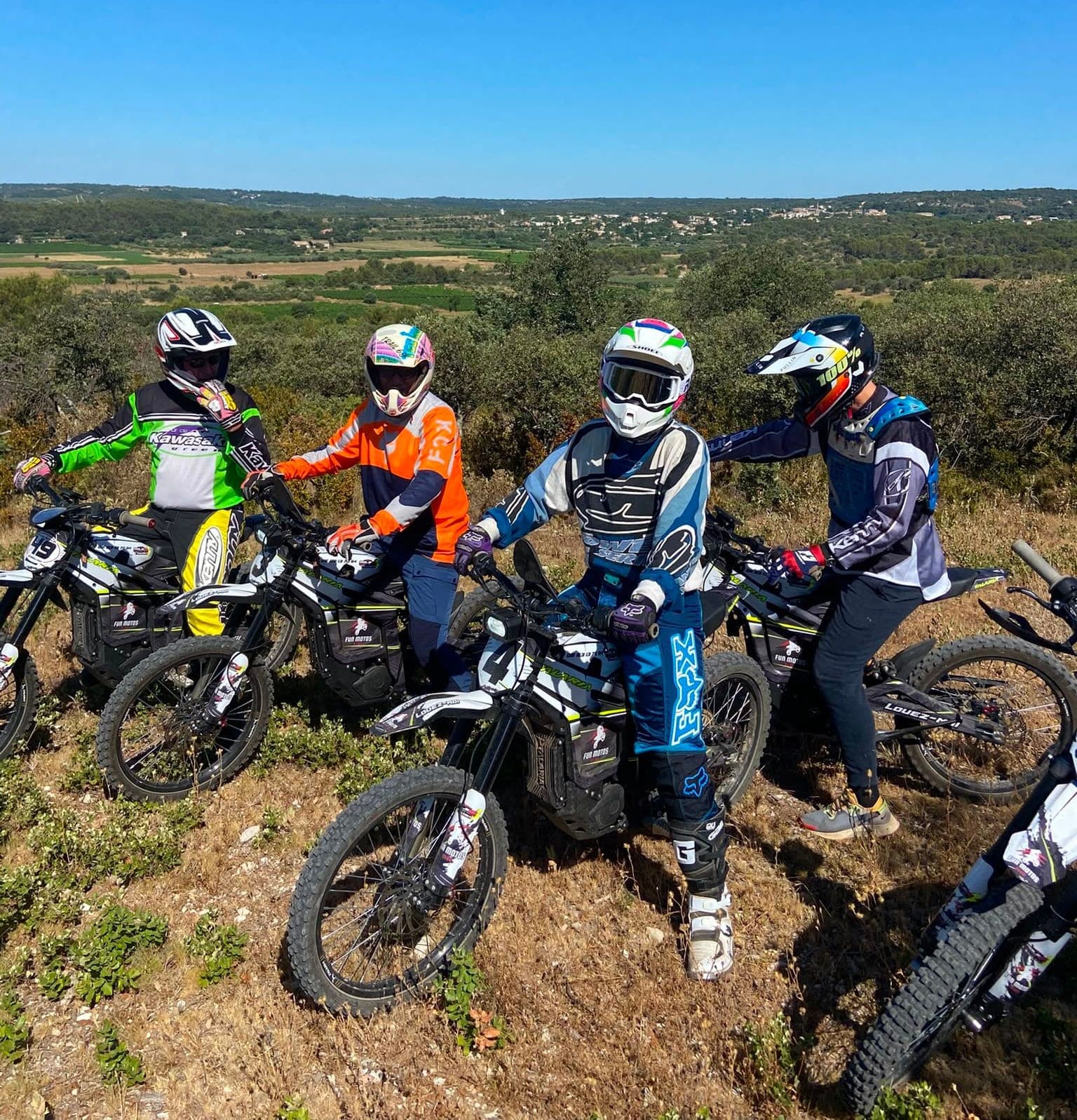 Randonnées moto électrique ado / adulte